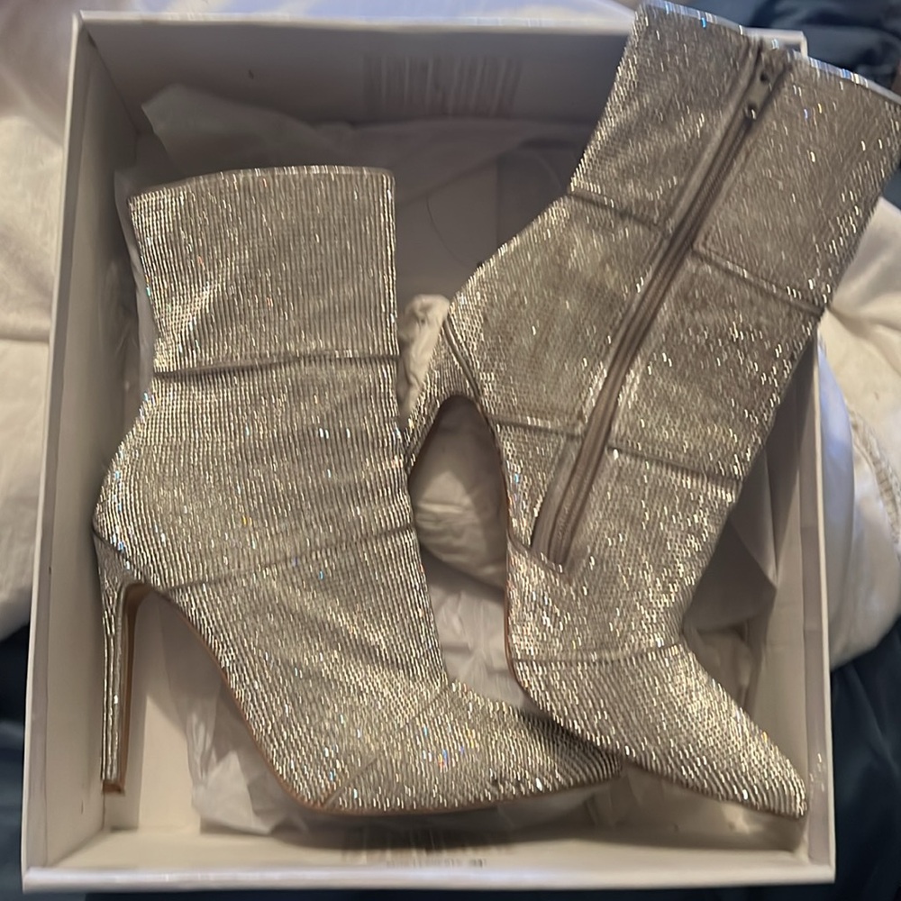 Steve Madden Rhinestone boots - Picture 2 of 5
